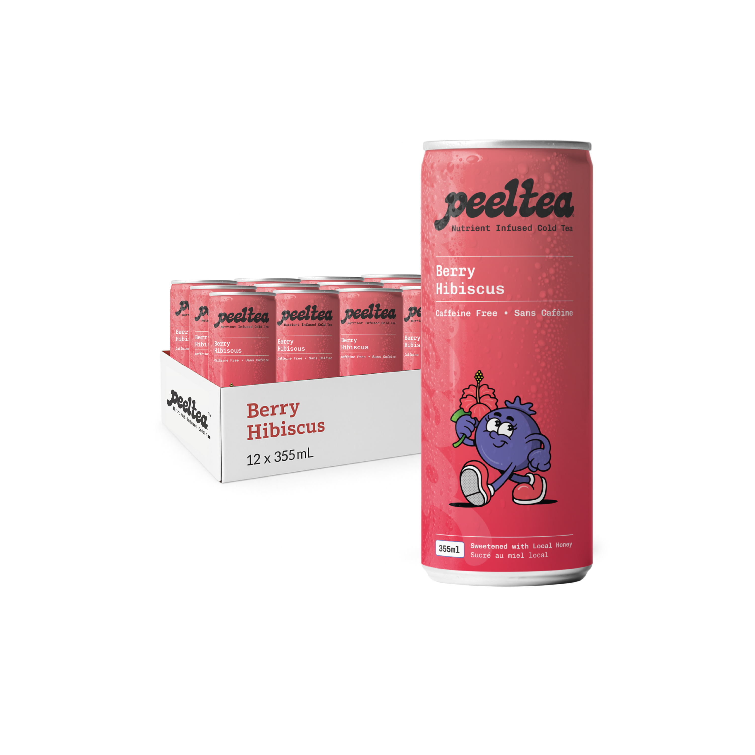 Berry Hibiscus PeelTea - 12 Pack