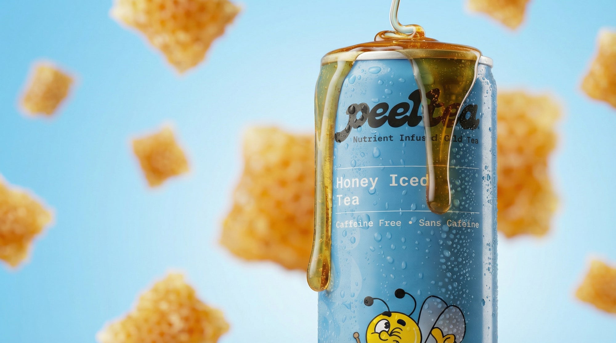PeelTea honey iced tea nutrient infused cold tea with real honey and natural ingredients